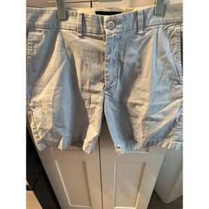 Abercrombie Fitch Men's Light Gray Stretch Chino Shorts Size 36 Casual Summer